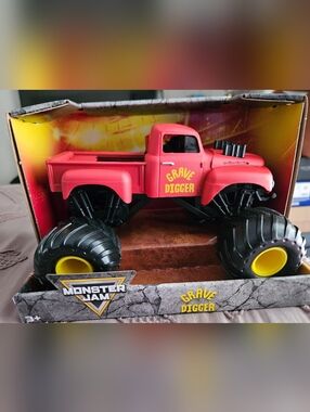 Grave Digger Kids Toy Truck - Red